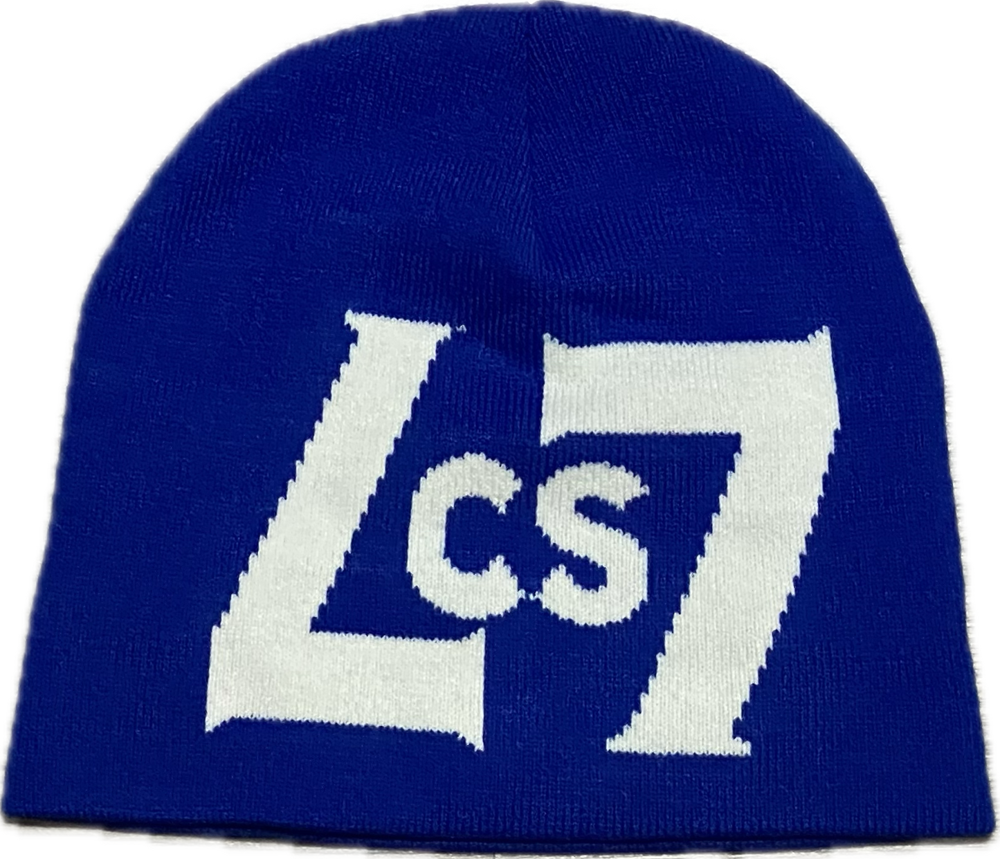 CS BEANIE (BLUE & WHITE)