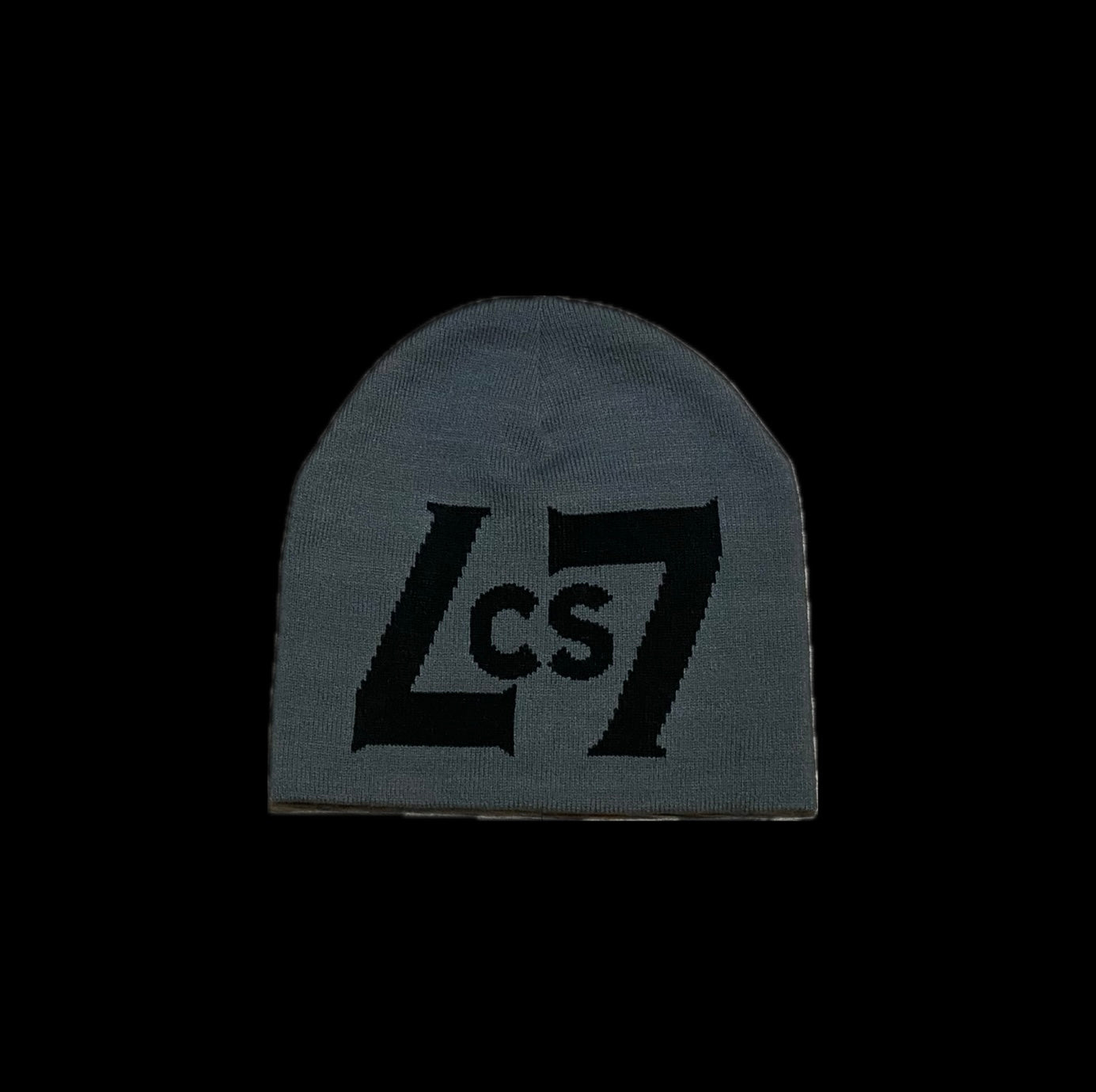 CS BEANIE (GREY & BLACK)