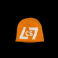 CS BEANIE (ORANGE & WHITE)